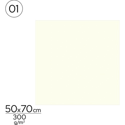 Folia papír barevný 50 x 70cm bílý perlově 661452