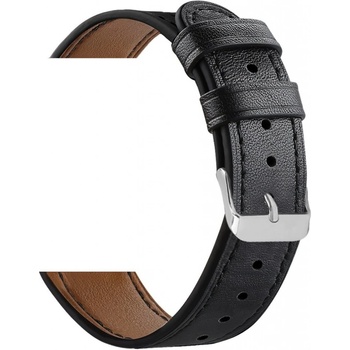 Eternico Leather Band universal Quick Release 20mm čierny AET-SMQRLEA25B-20