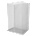 Mexen Rox-3S тристенна разтегателна душ кабина 130 x 95 см, прозрачна, бяла (8C2-130-095-20-00-3S)