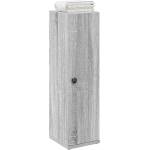 vidaXL Шкаф за баня с държач за ролки, сив сонома, 20, 5x22x72 см (858520)