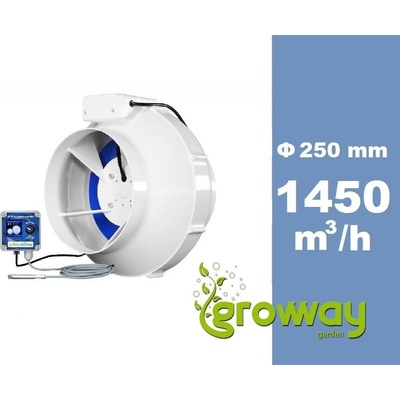 Prima Klima 250 mm 1450 m³/h regulace teploty EC motor