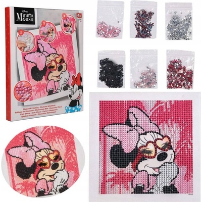 CANENCO Minnie Mouse Mozaika s třpytivými kamínky kreativní sada