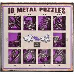 Eureka Комплект метални логически пъзели Eureka - 10 Metal Puzzles Set, лилав (473359)