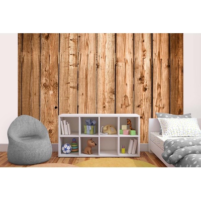 DIMEX ART Самозалепваща се флизелинова фототапета дървен панел 375 x 250 см