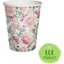 Papierový pohár PAW Eco 250 ml Gorgeous Roses