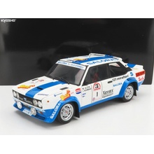 Kyosho Fiat 131 Abarth N 1 Winner Rally 1000 Lakes 1980 M.alen I.kivimaki Bílá Modrá 1:18