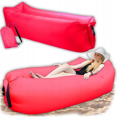 Korbi Lazy Bag nafukovacia pohovka 190 x 70 cm červená