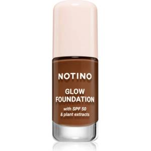 Notino Glow Foundation With SPF 50 & Plant Extracts озаряващ фон дьо тен SPF 50 03 Deep Warm 30ml