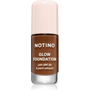 Notino Glow Foundation With SPF 50 & Plant Extracts озаряващ фон дьо тен SPF 50 03 Deep Warm 30ml