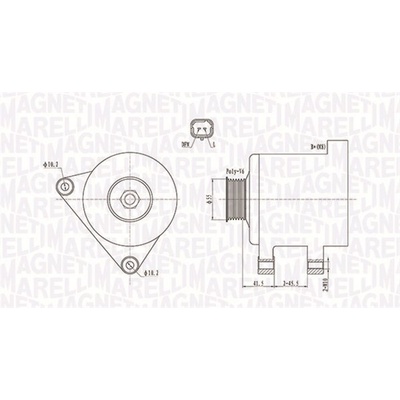 Generátor MAGNETI MARELLI 063731741010