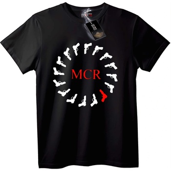 NOONEBRAND Тениска MCR Кръгова пушка - 2XL, Black