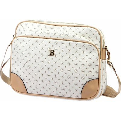 Briciole dámska kabelka crossbody z eko kože Vege bielo-béžová na rameno 4197