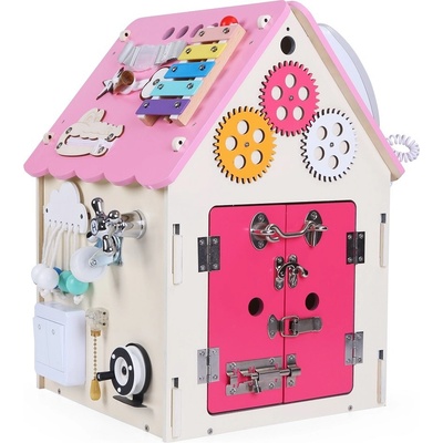 2Kids Toys Activity board Domček ružový