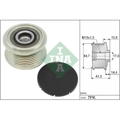 Voľnobeżka alternátora Schaeffler INA 535 0351 10