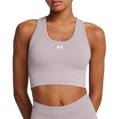 Under Armour Сутиен Under Armour Vanish Seamless Mid Sports Bra Сребърно Velikost L