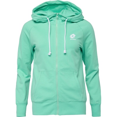 Lotto Smart OG Full-Zip Hoodie zelená biela