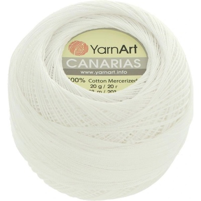 Yarnart Canarias 1000 biela