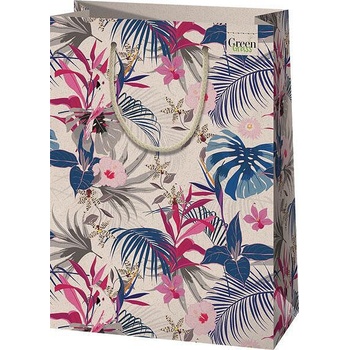 Image 1 of Cardex Екологична подаръчна торбичка от трева, палми, Л, 24х35см