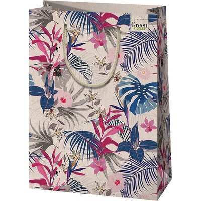 Cardex Екологична подаръчна торбичка от трева, палми, Л, 24х35см