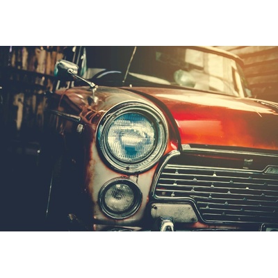 DIMEX ART Флизелинов фототапет ретро фарове 375 x 250 см
