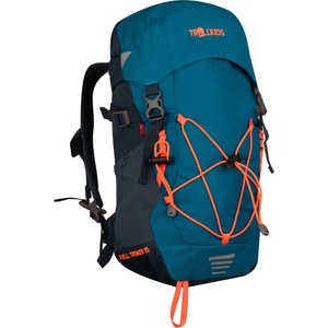 Trollkids Детска туристическа раница Trollkids Kid's Fjell Trekker 15 Walking backpack - Atlantic Blue / Dark Navy / Glow Orange - размер One Size (502-8159-0111)