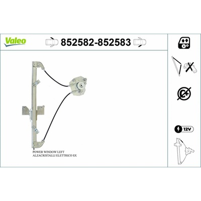 Zvedací zařízení oken VALEO 852583