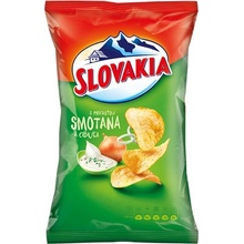 Slovakia Chips s príchuťou smotana a cibuľa