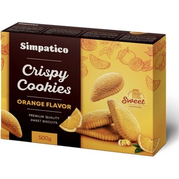 SIMPATICO Бисквити с портокалов вкус simpatico - 500гр