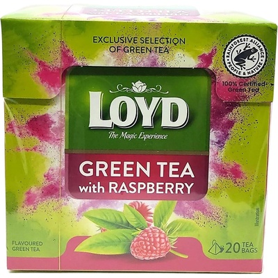 Loyd Green Tea Raspberry 20 x 1,5 g