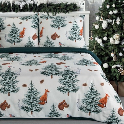 Eurofirany Vianočné obliečky Z MIKROVLÁKNA ROLAND 200X220 2x70X80