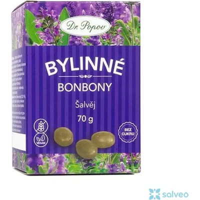 Dr. Popov Bonbony Šalvěj 70 g