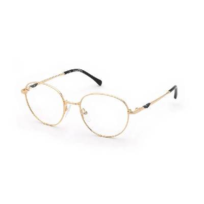 VZJ057 Geometric junior glasses - Golden (Shiny Total Rose Gold)