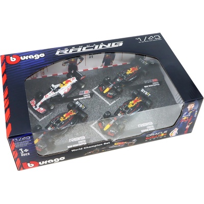 Bburago Red Bull Racing World Champion Set 4 ks 1:43