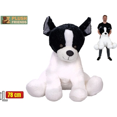 Mikro Trading Plush Friends Francúzsky buldoček 78cm sediaci