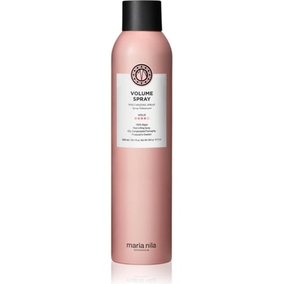 Maria Nila Volume Spray Volumizing Spray lak na vlasy so silnou fixáciou bez sulfátov Finishing Spray 300 ml