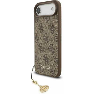 GUESS 4G Charm MagSafe Задна Корица за iPhone Air Tone on Tone Brown Guess | Kafyav | МЪЖЕ | UNI