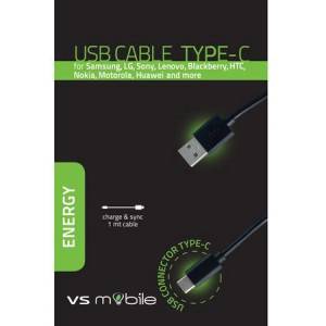 MELICONI Vsm cable usb-a to usb-c 1m (30144)