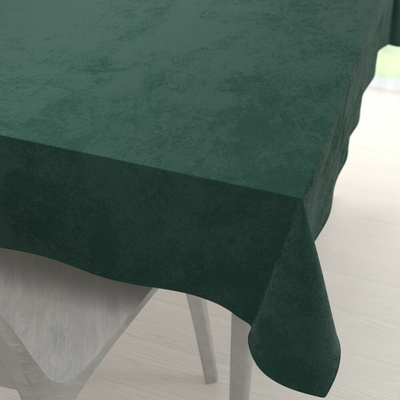 Biante Veľký zamatový obdĺžnikový obrus Velvet Premium SVP-044 Lesná zelená 220x260 cm