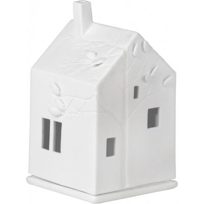 räder Porcelánový svícen House Tree House, bílá barva, porcelán