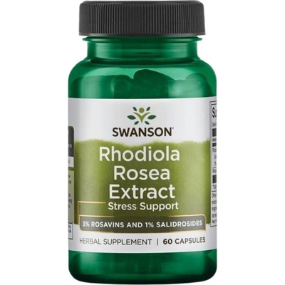 Swanson Rhodiola Rosea Extract | 3% Rosavins [60 капсули]