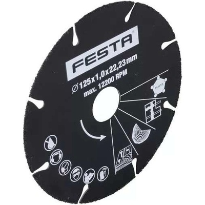 Kotouč řezný FESTA univerzální karbidový 125x1x22.2mm 21192
