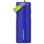 STANLEY 1913 Flip Straw drinking bottle with straw 0.47L - Thermo mug Cools for 8 hours - Ice cold for 40 hours - BPA free - Leak-proof - For cup holders - Dishwasher safe - Cobalt Chartreuse - 100000117882