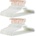 Amazon Basics Matching Hangers to Hold and Organize Suits, Pants, Blazers and Folded Pants, Ivory White/Gold, 100 Pack - AH_vnv1013