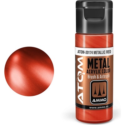 AMMO by MIG Jimenez ATOM METALLIC COLOR Red 20ml