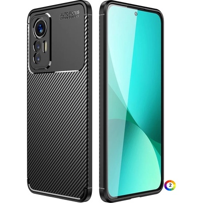 Xiaomi 12 Lite Удароустойчив Carbon Fiber Калъф и Протектор