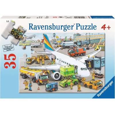 Ravensburger - Puzzle Busy Airport - 1 - 39 piese