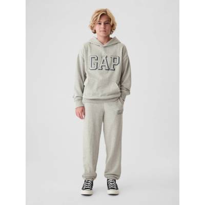 GAP Kids Sweatpants with Logo Boys šedá