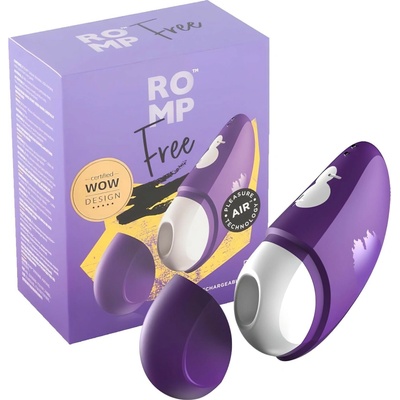 ROMP Free X dobíjací so vzduchovými vlnami fialový