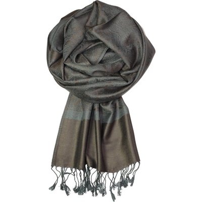 Dalmina Milano elegantní šál LZ-056_111 tmavě šedá