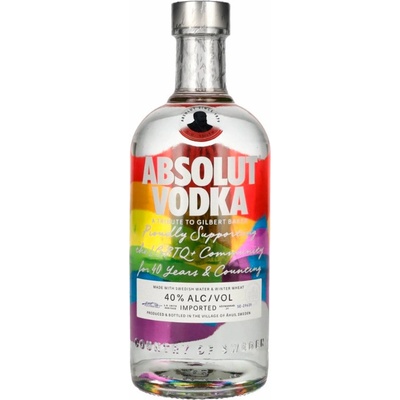 Absolut Pride Edition 40% 0,7 l (čistá fľaša)